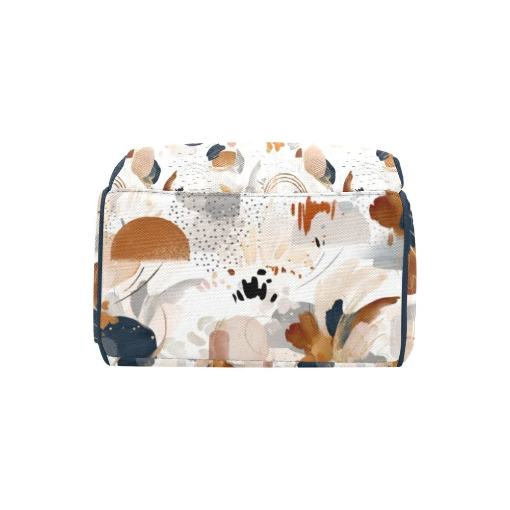 Abstract Pattern Personalized Diaper Bag - Image 5
