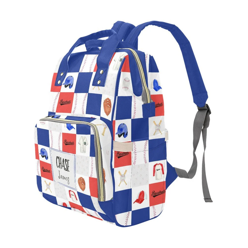 Baseball Personalized Diaper Bag - Image 5
