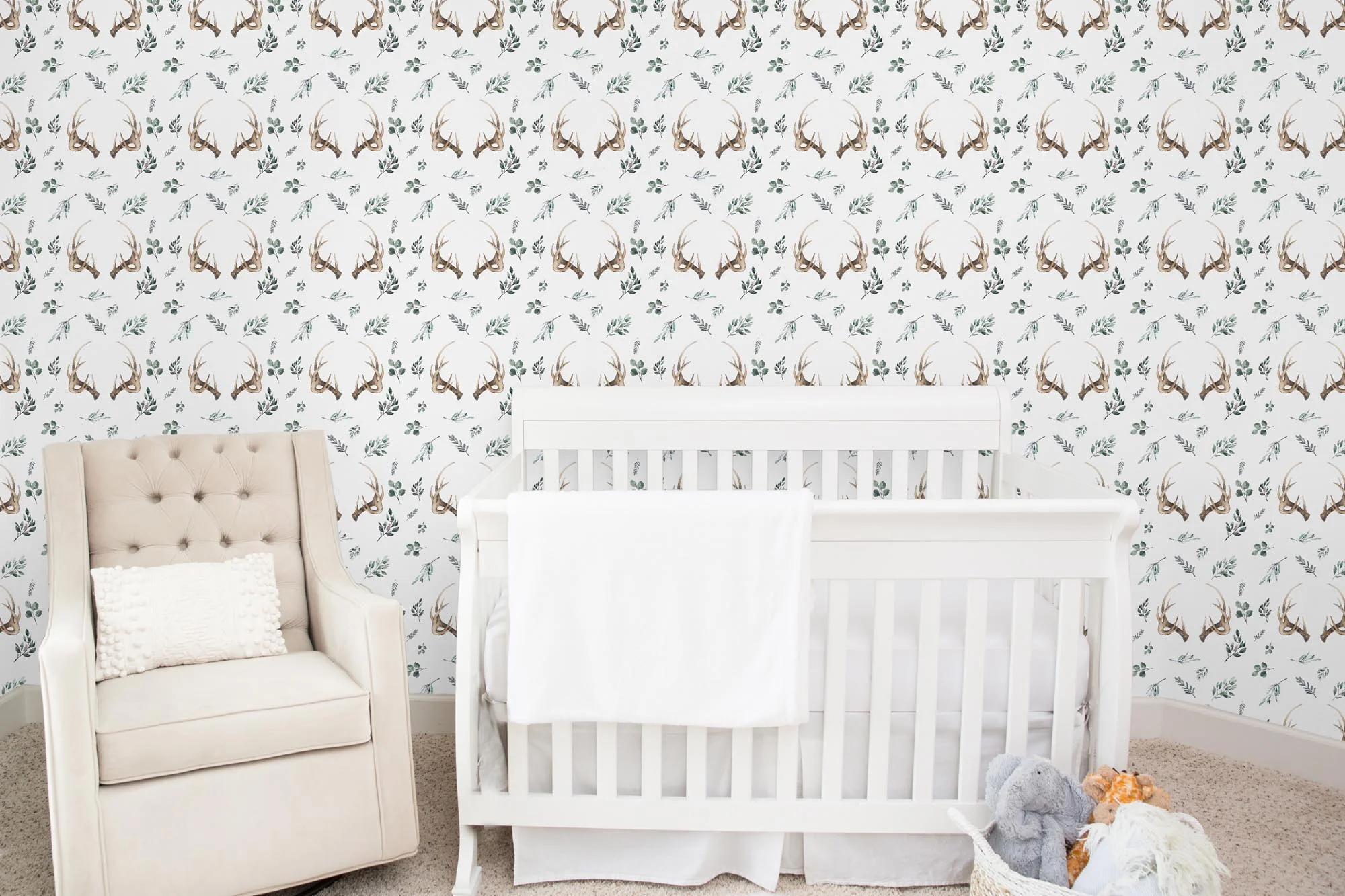 Boho Antlers Wallpaper