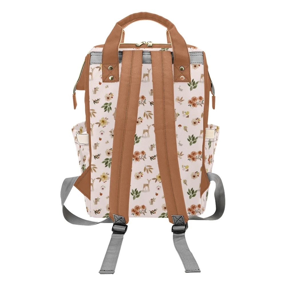 Brown Woodland Personalized Diaper Bag - Image 3