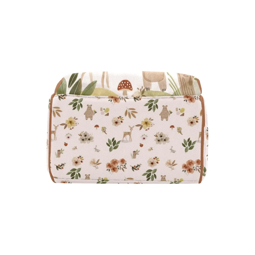Brown Woodland Personalized Diaper Bag - Image 4