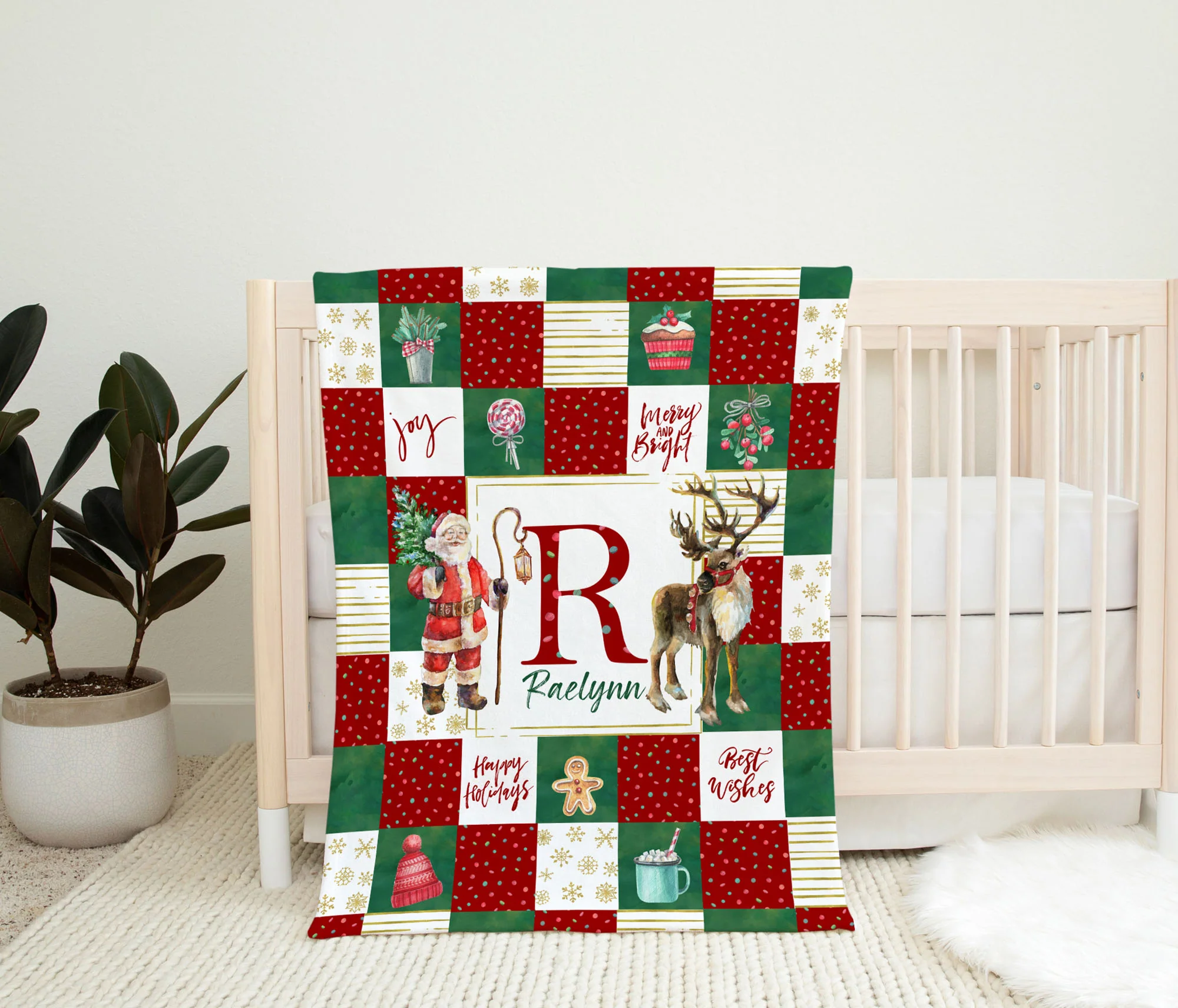 Christmas Personalized Blanket - Image 5
