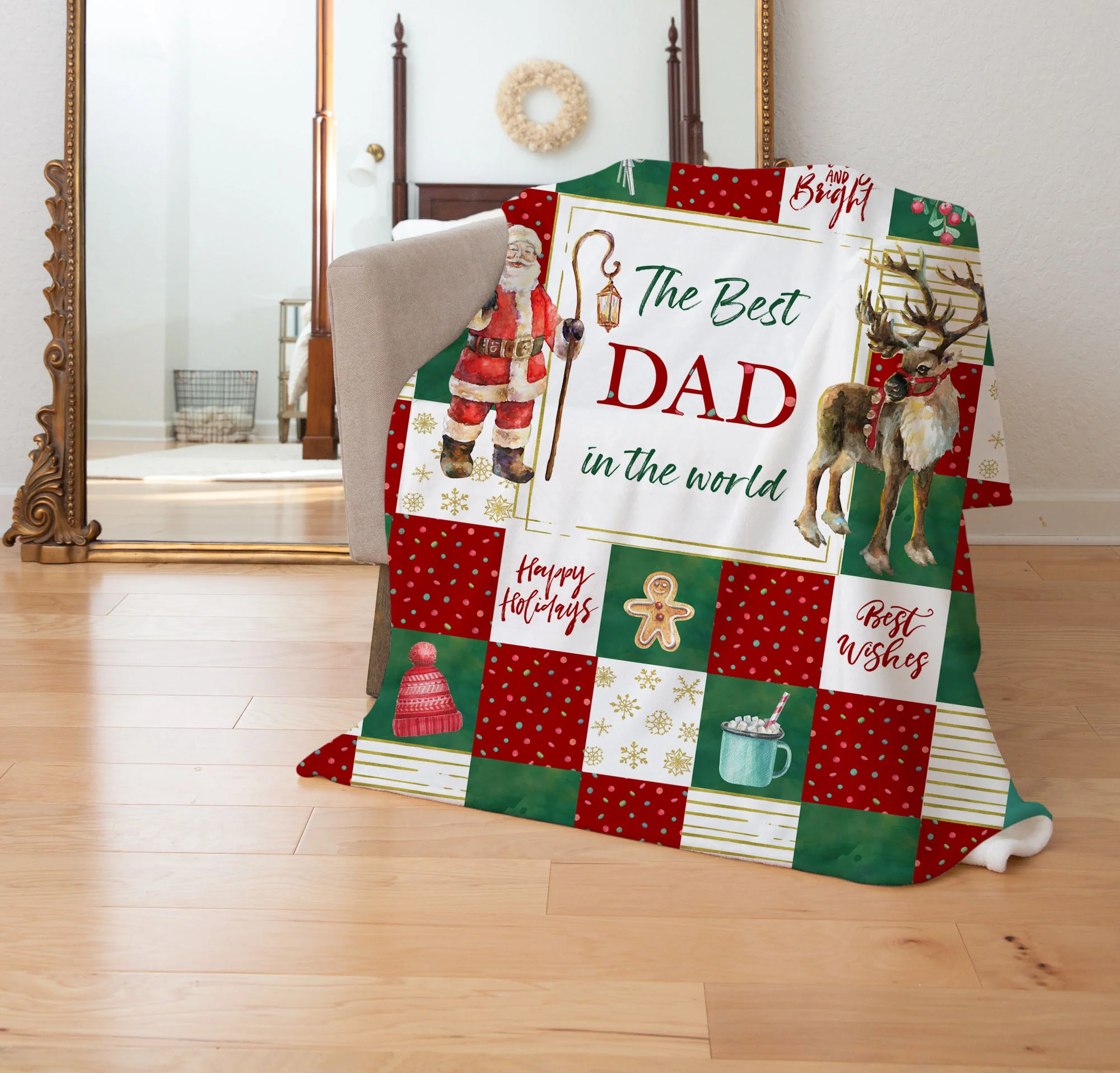 Christmas Personalized Blanket - Image 6