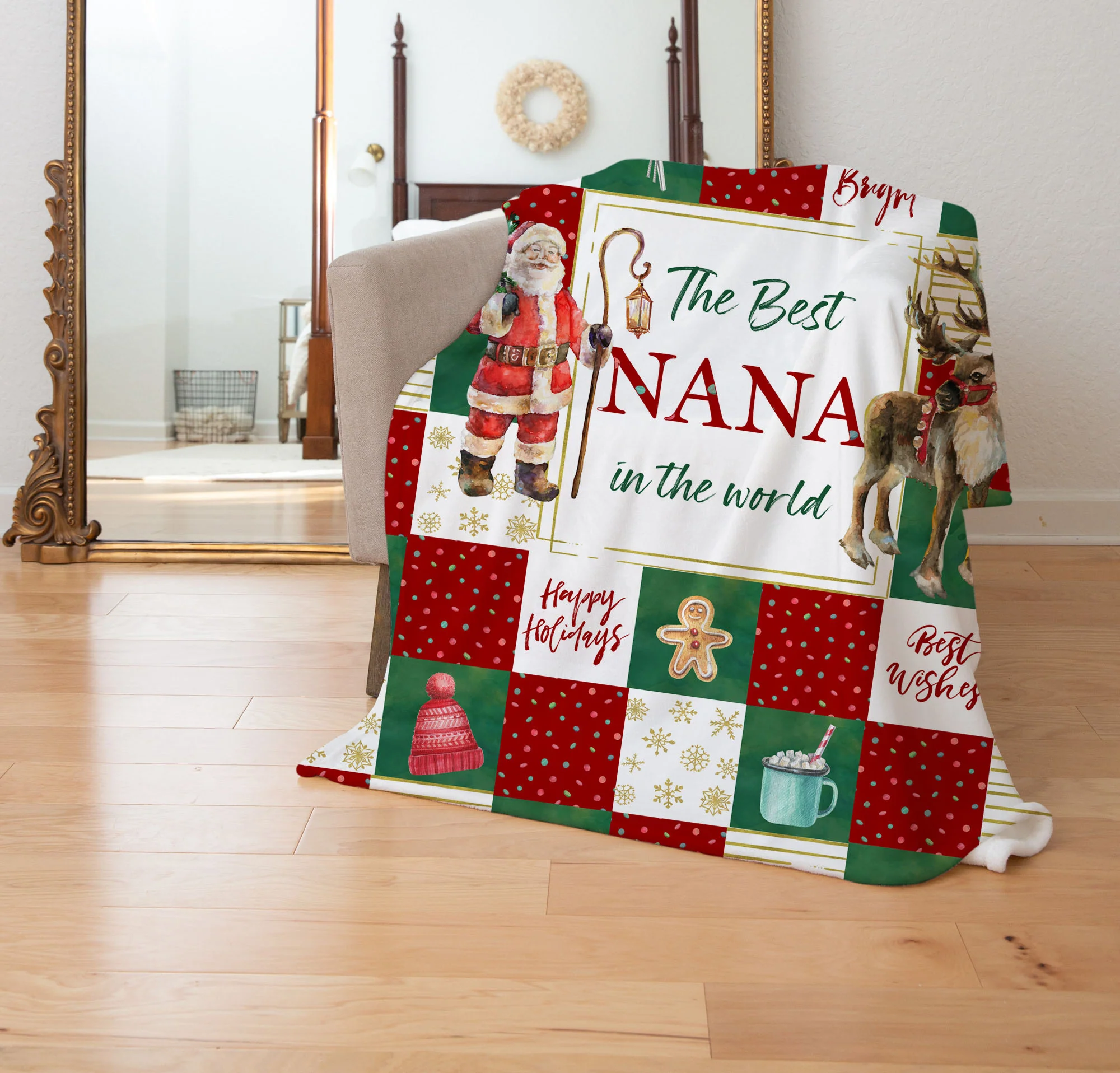 Christmas Personalized Blanket - Image 8