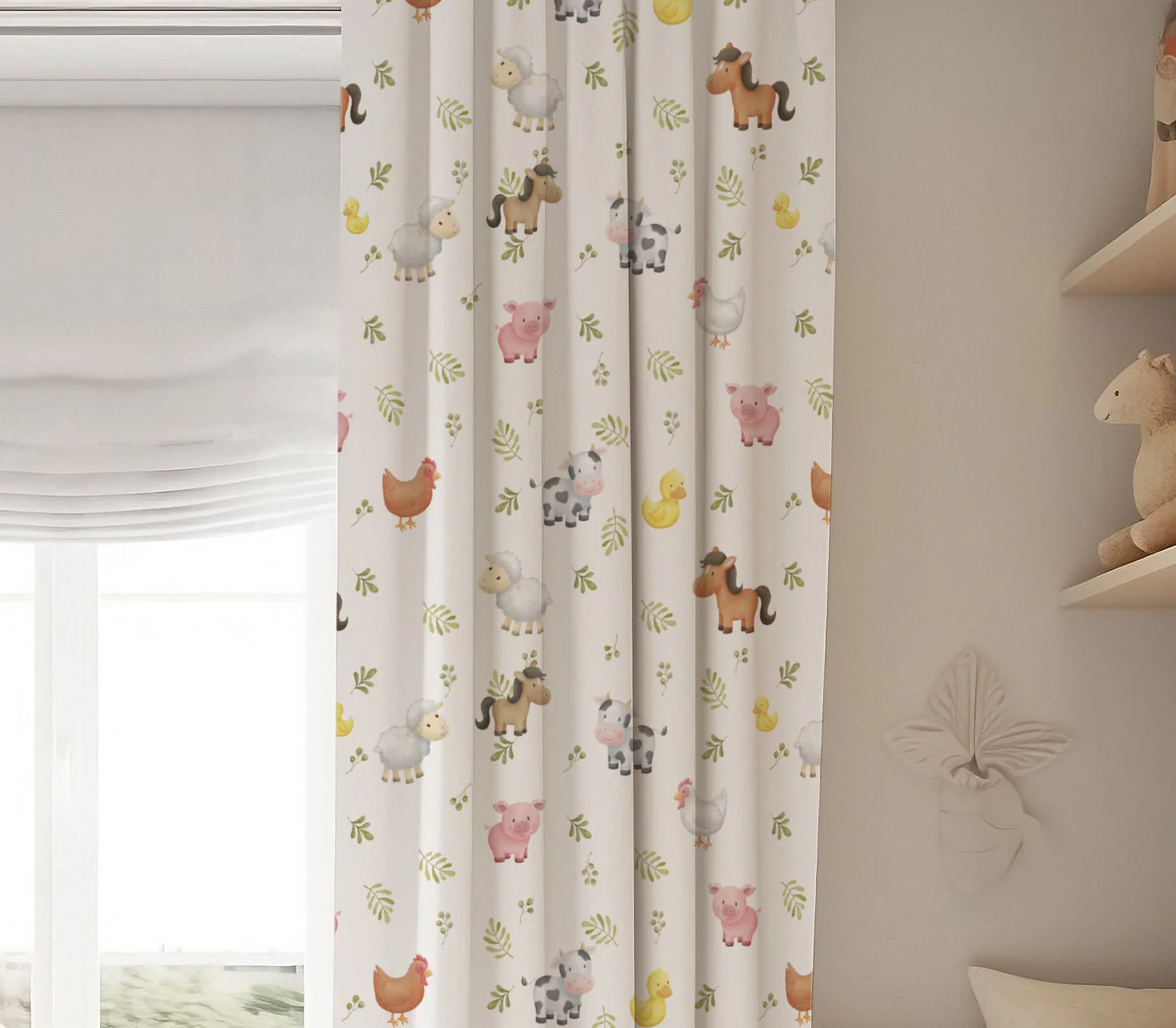 Farm Animals Blackout Curtains - Image 3
