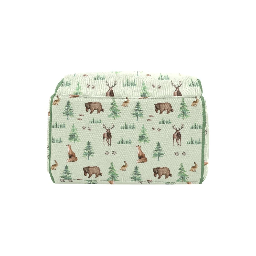 Forest Animals Personalized Diaper Bag - Image 5