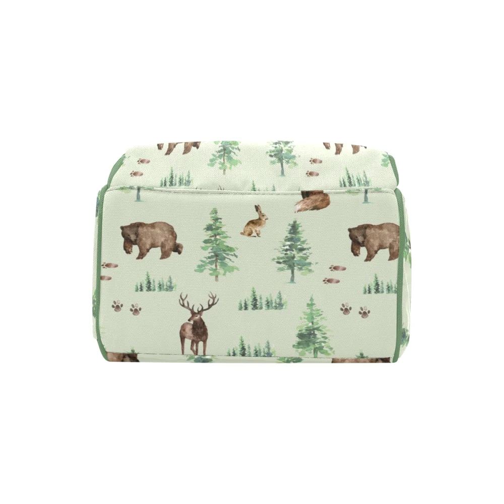Forest Animals Personalized Diaper Bag - Image 5