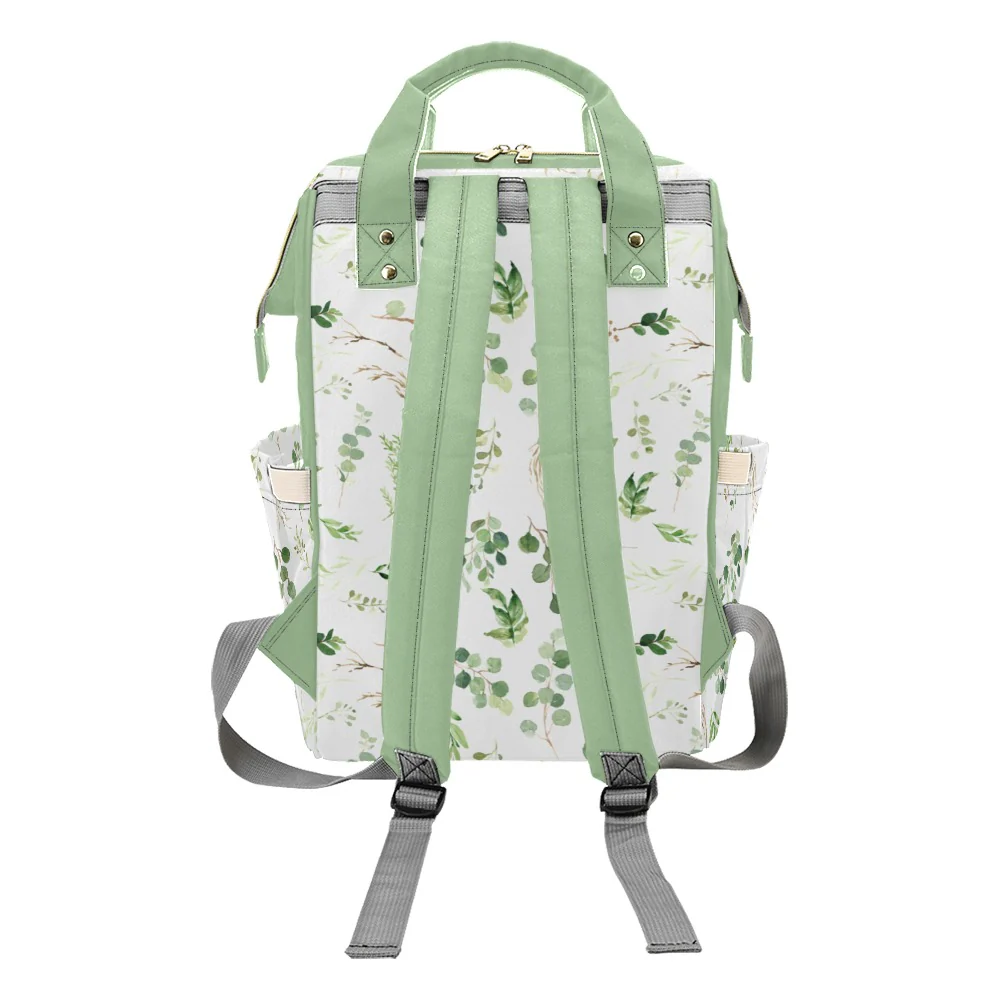 Greenery Personalized Diaper Bag - Image 3