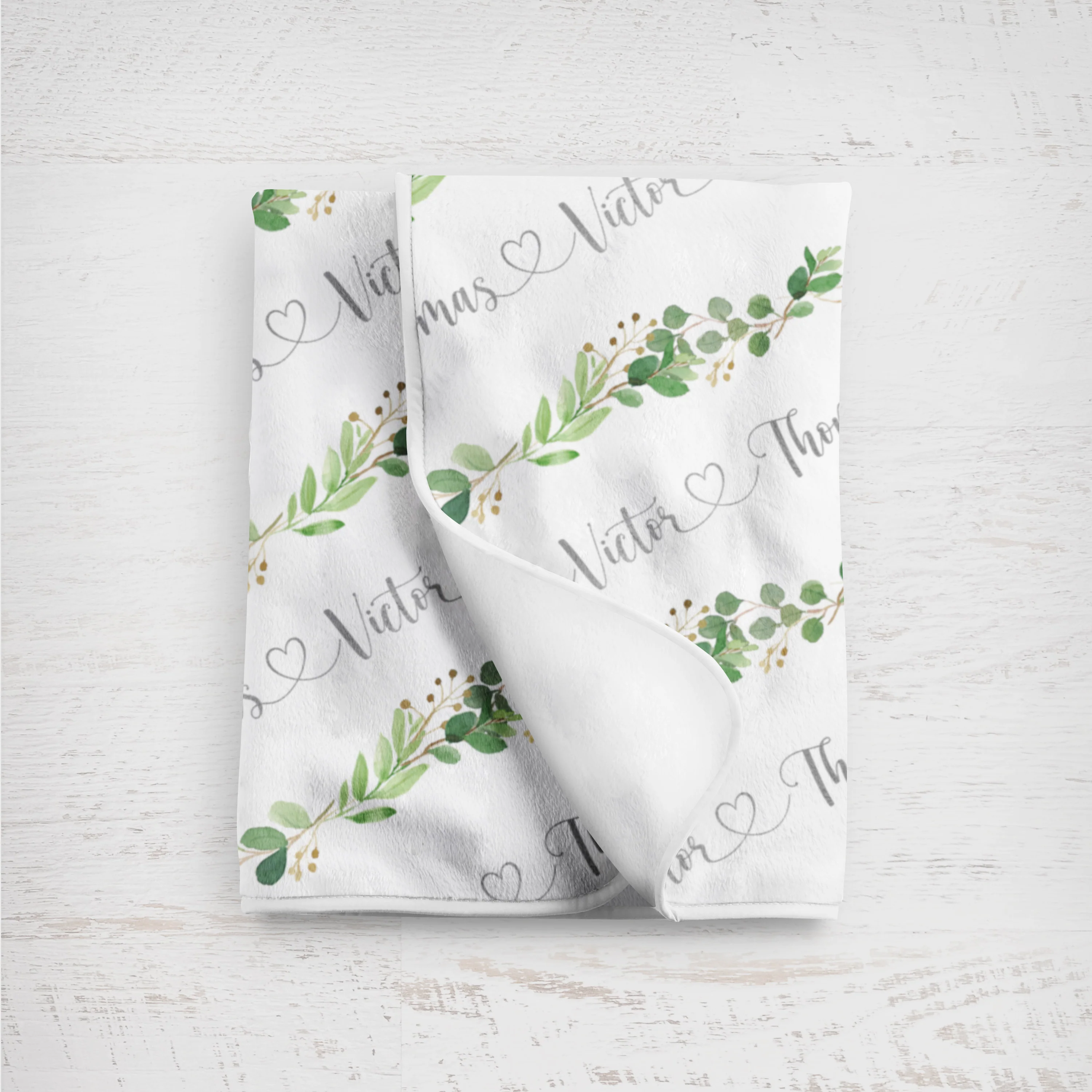 Greenery Swaddle Blanket - Image 5