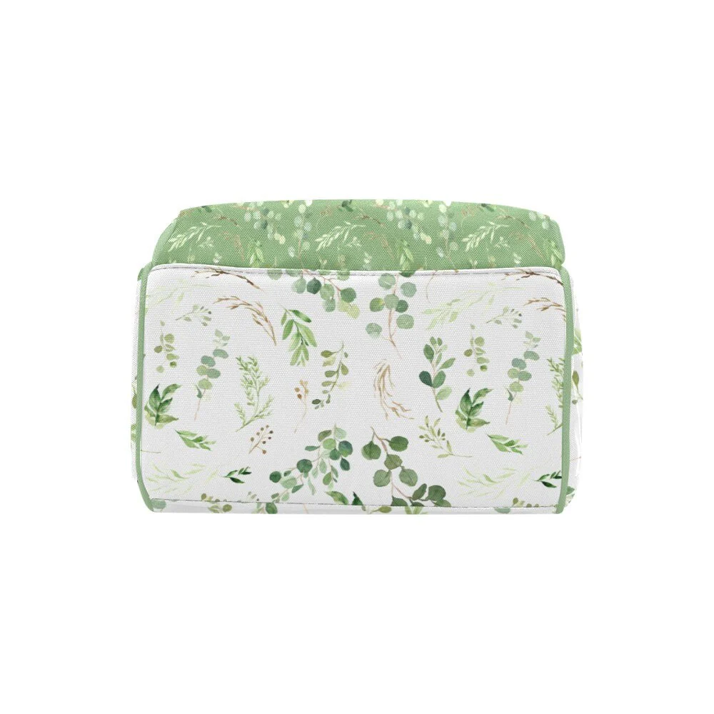 Greenery with Safari Animals Personalized Diaper Bag - Image 5