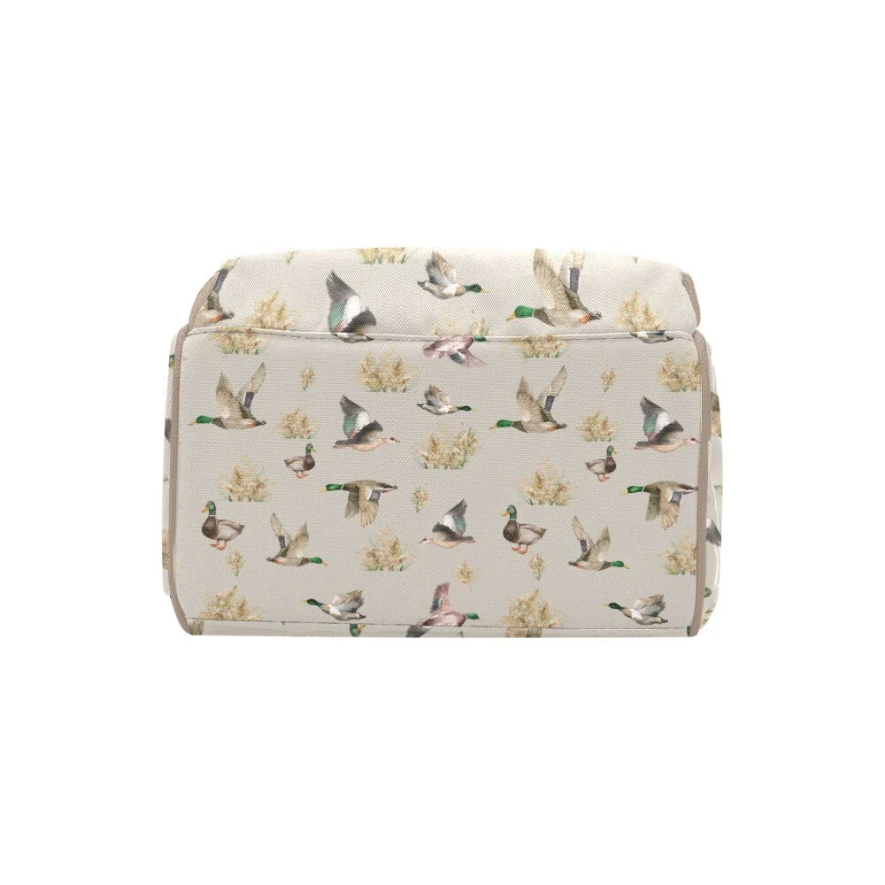 Mallard Duck Personalized Diaper Bag - Image 2