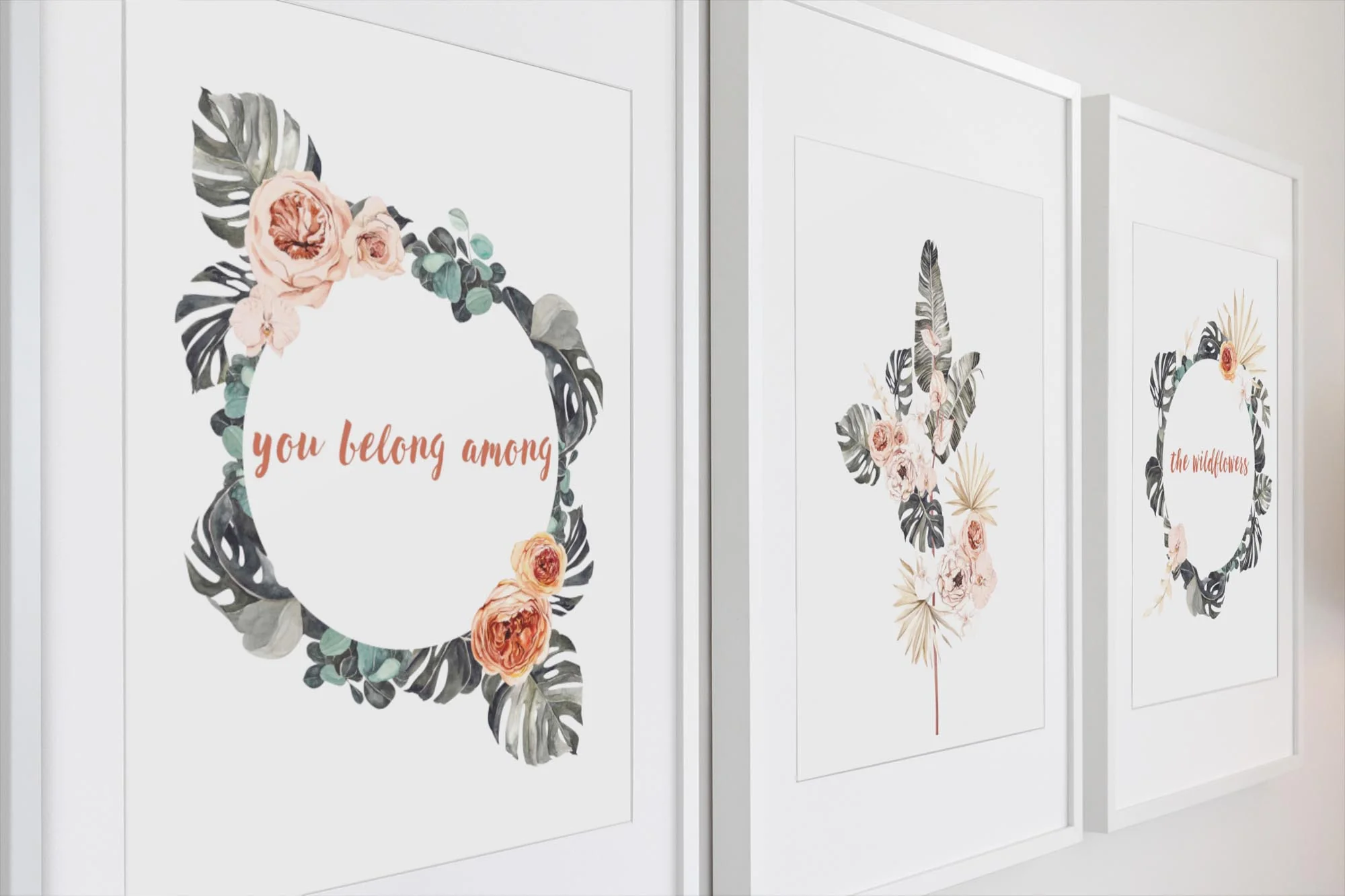 Modern Tropics 3 Piece Wall Art - Image 3