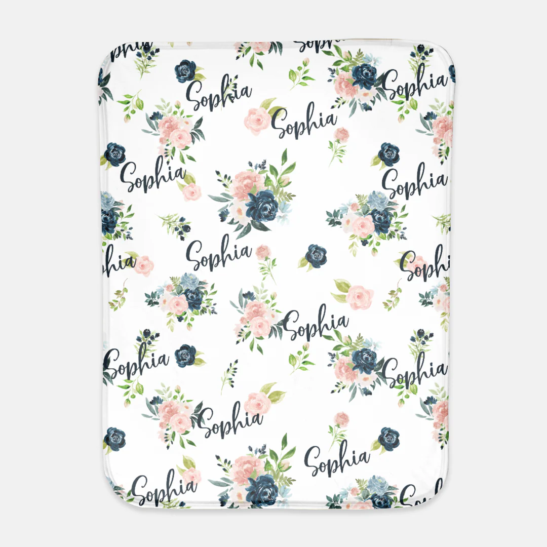 Moonlight Lullabies Personalized Blanket for Girl - Image 3