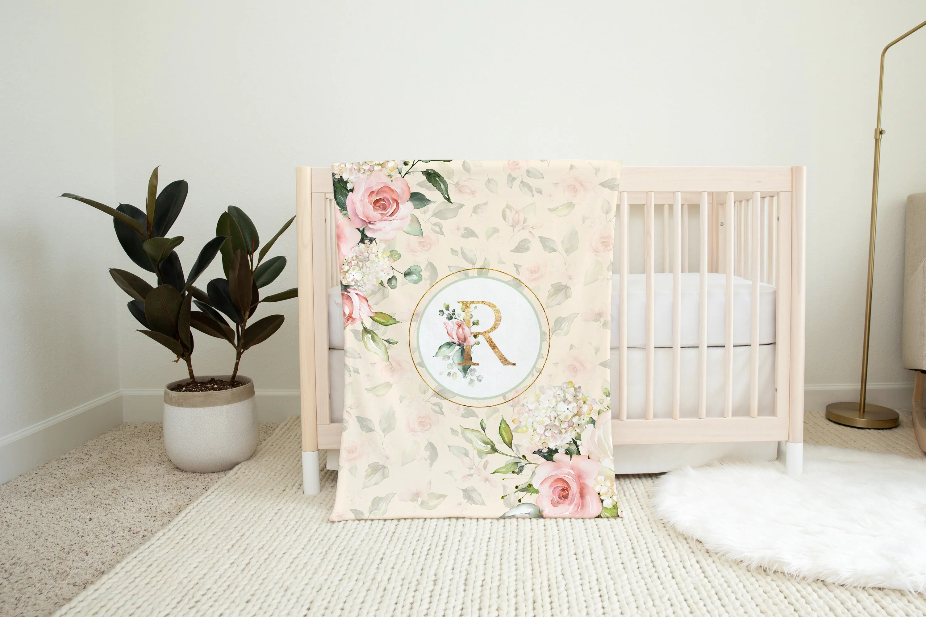 Roses Garden Personalized Diaper Bag - Image 8
