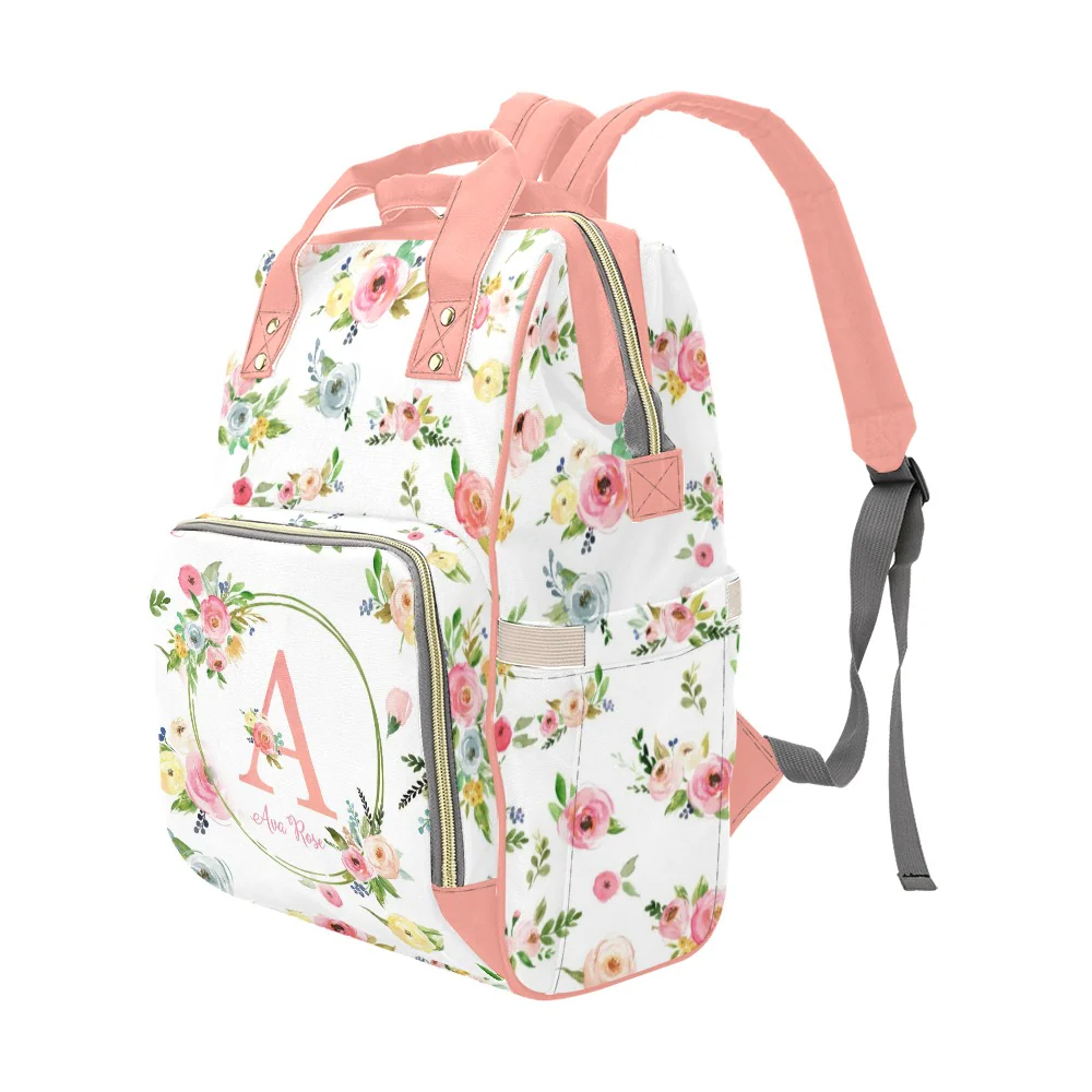 Summer Meadow Personalized Diaper Bag - Image 5