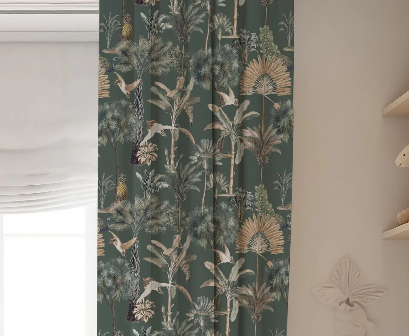 Tropical Patterned Blackout Curtains - Image 3